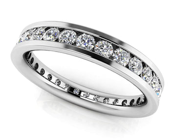 Devoted Channel Set Diamond Eternity Ring Diamond  with 0.99 ct.(finished) 2mm