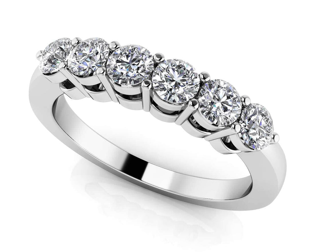 Six Across Diamond Band Diamond  with 0.96 ct.(finished) 3.5mm