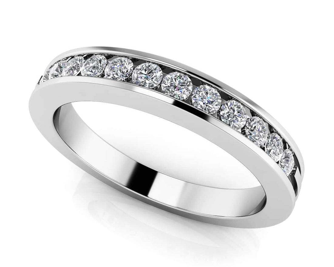 Diamond Channel Band In Diamond  with 0.49 ct.(finished) 2.2mm