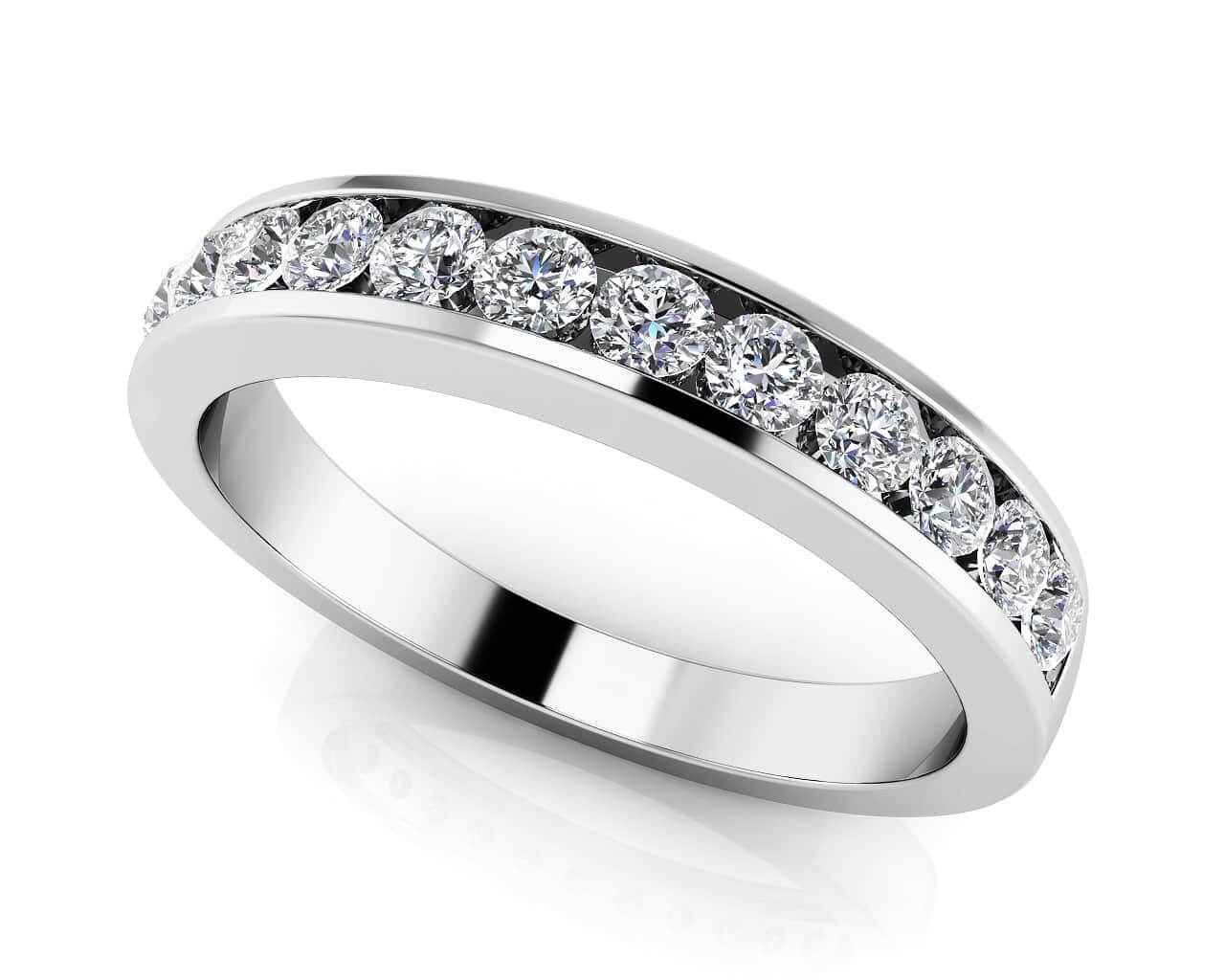 Channel Diamond Band In Diamond  with 0.26 ct.(finished) 1.75mm