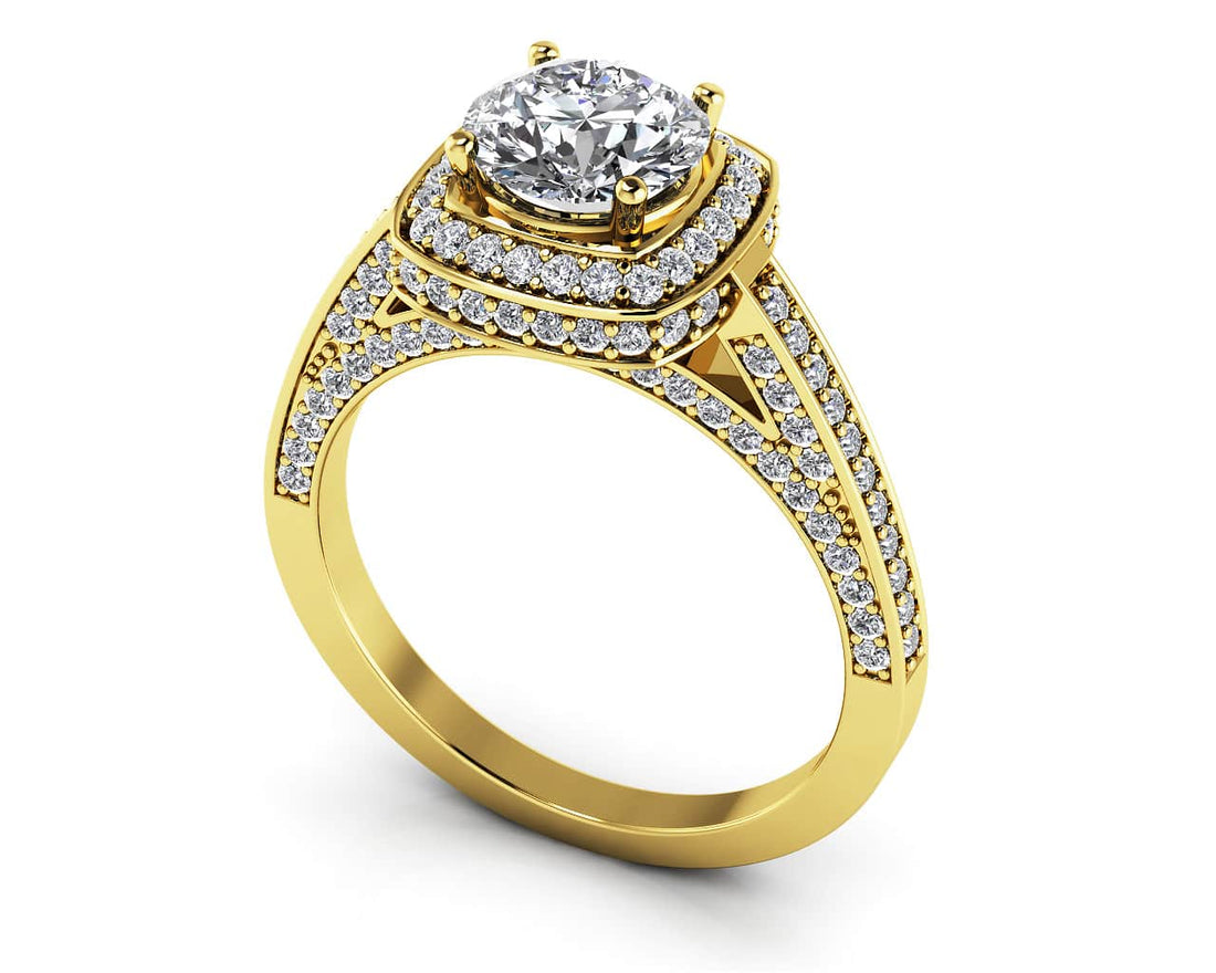 Luminous Diamond Engagement Ring Lab-Grown Diamond  with 1.46 ct. (0.75 ct. center diamond)