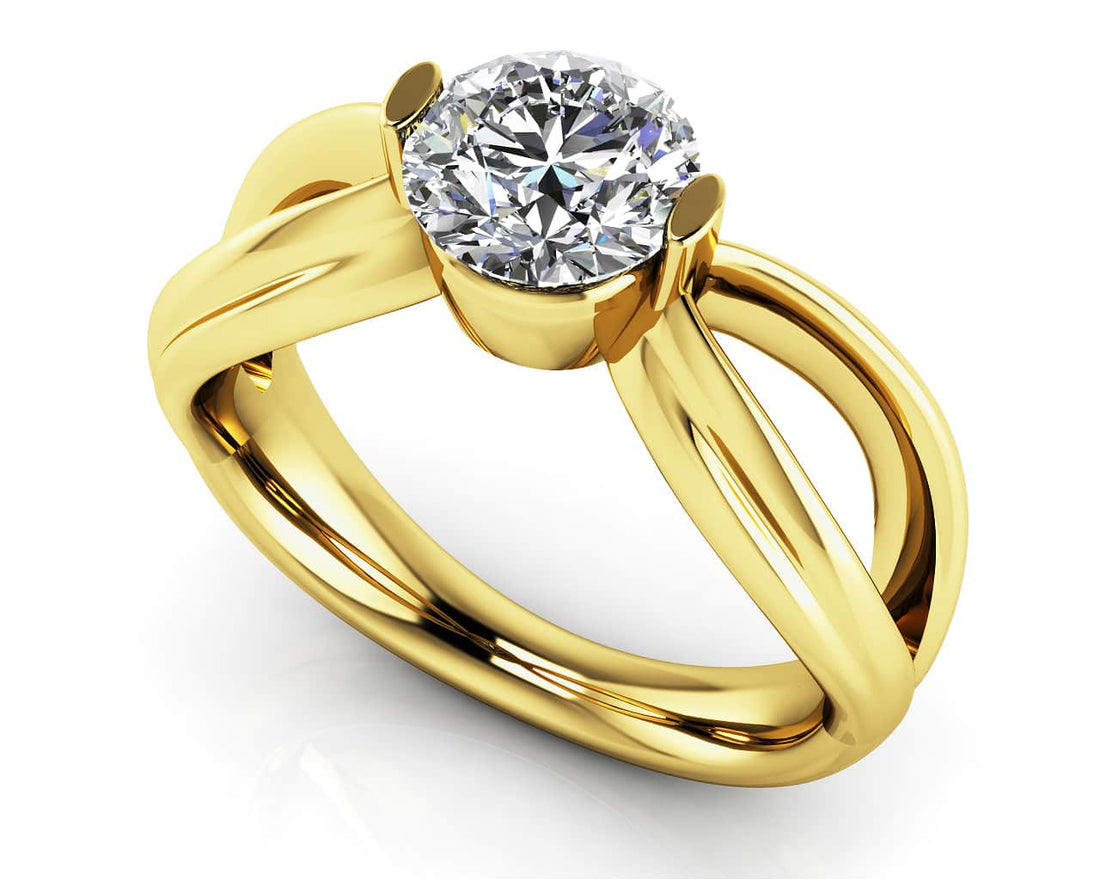 Endless Love Comfort Fit Diamond Solitaire Ring Lab-Grown Diamond  with 1.00 ct.(finished) 6.5mm