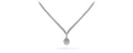 3 Prong Graduated V Diamond Necklace Diamond  with 9.54 ct.(finished)