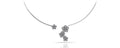 Diamond Flower Choker Lab-Grown Diamond  with 0.76 ct.(finished) 1mm, 1.3mm