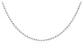 Alternating Clusters Diamond Necklace Lab-Grown Diamond  with 8.16 ct.(finished) 1.6mm, 3.5mm
