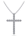 Timeless Cross Diamond Necklace Diamond  with 0.53 ct.(finished) 2mm