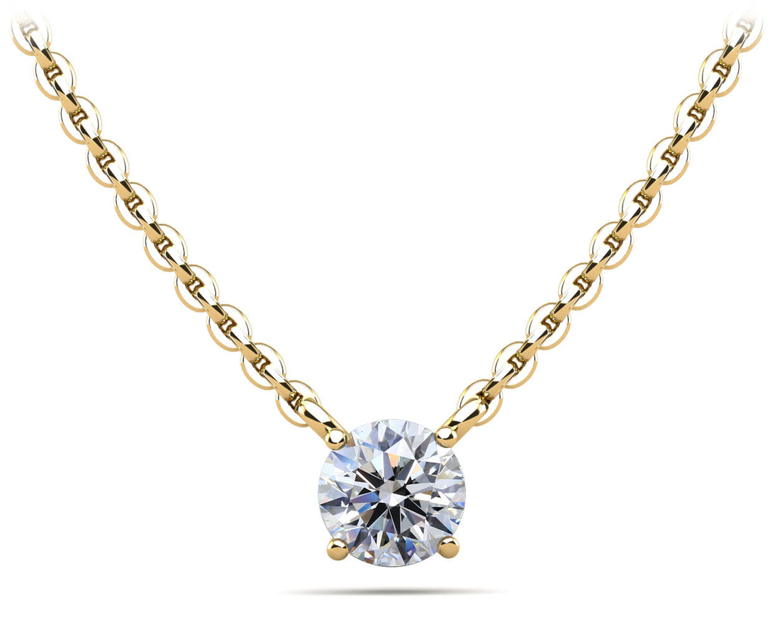 Round Brilliant Diamond Solitaire Pendant Lab-Grown Diamond  with 2.00 ct.(finished) 8.2mm