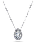 Pear Shape Diamond Dreams Necklace Lab-Grown Diamond  with 0.97 ct.(finished)