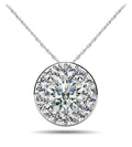 Surrounded With Love Diamond Pendant Diamond  with 0.49 ct. (0.41 ct. center diamond)