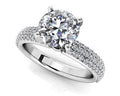 Ever After Four Prong Diamond Engagement Ring Diamond  with 1.67 ct. (1.25 ct. center diamond)