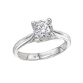 Orbelle Solitaire Semi-Mount Diamond Ring | 18K White Gold