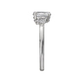 Orbelle Oval Lab Grown Diamond Semi-Mount Engagement Ring in 14K White Gold