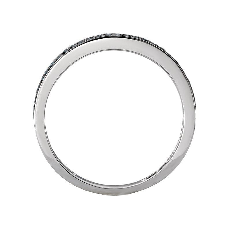 Luxora 14K White Gold Stackable Ladies Diamond Band