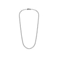 Luxora 14K White Gold Round Diamond Necklace - 5.0 Carat Total Weight
