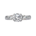 Orbelle 3-Stone Semi-Mount Lab Grown Diamond Ring