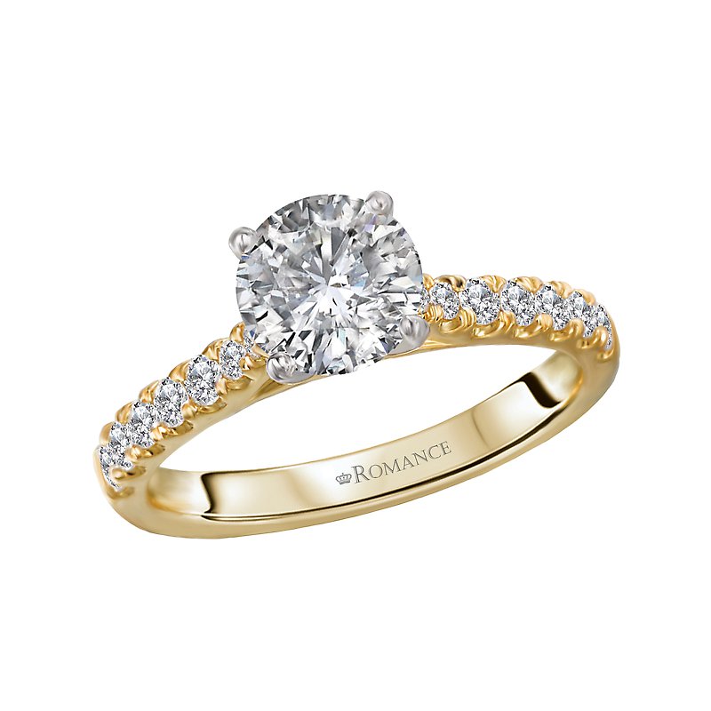 Orbelle Bandora 14K Yellow Gold Lab Grown Diamond Wedding Ring