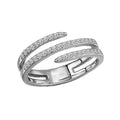 Luxora Classic 14K White Gold Diamond Fashion Ring