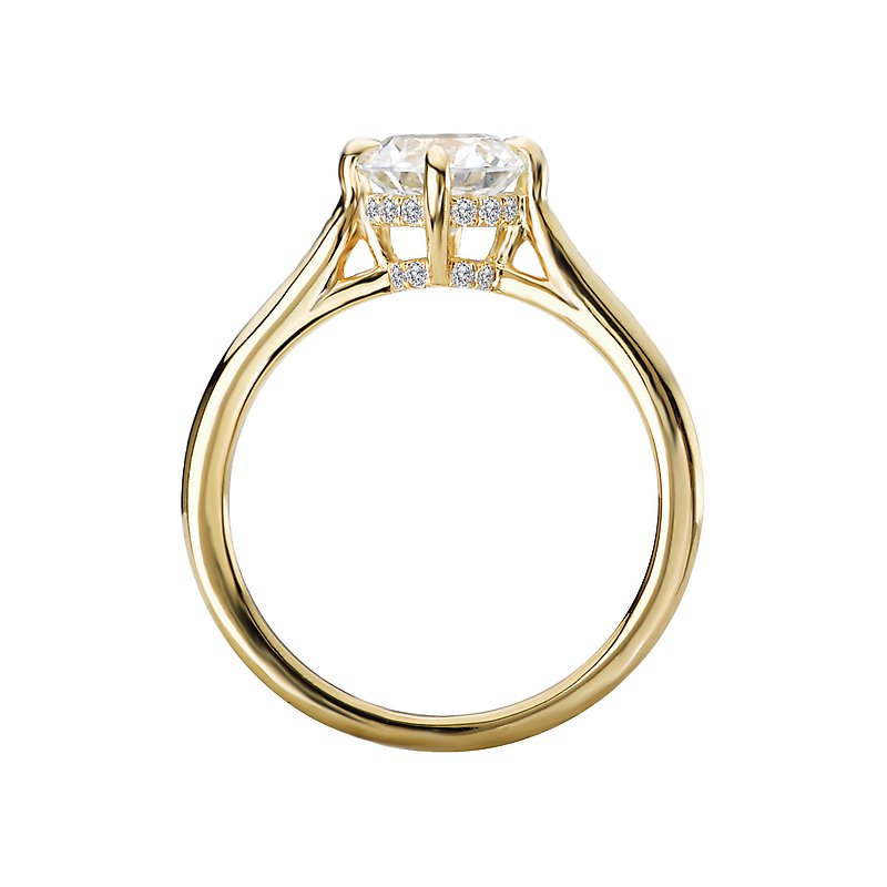 Orbelle 14K Yellow Gold Diamond Semi-Mount Engagement Ring