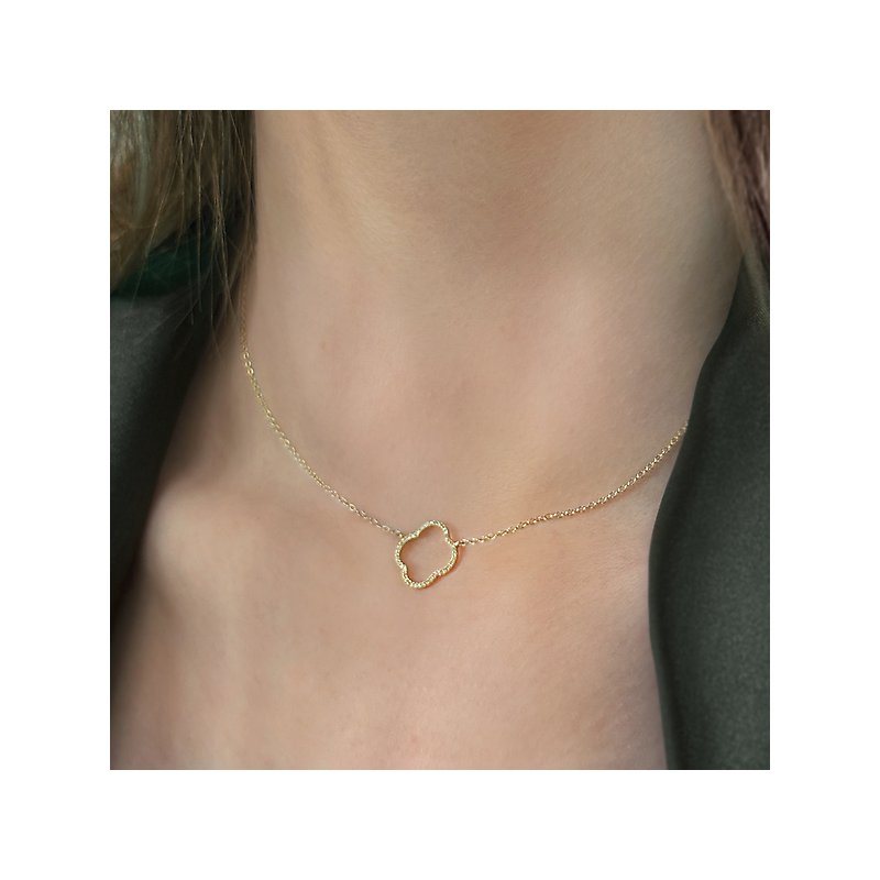 Luxora Ladies Fashion Diamond Necklace | Adjustable Lariat Style in 14K Yellow Gold