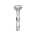 Orbelle Lab Grown Diamond Engagement Ring | Bandora 14K White Gold Oval Semi-Mount