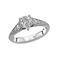 Glemera Bandora White Gold Diamond Engagement Ring Semi-Mount