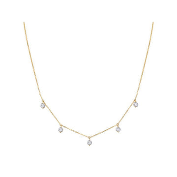 Luxora Lab Grown Diamond 14K Yellow Gold Necklace