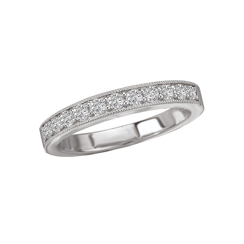 Aurenza Classics 14K White Gold Diamond Anniversary Wedding Band