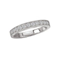 Aurenza Classics 14K White Gold Diamond Anniversary Wedding Band
