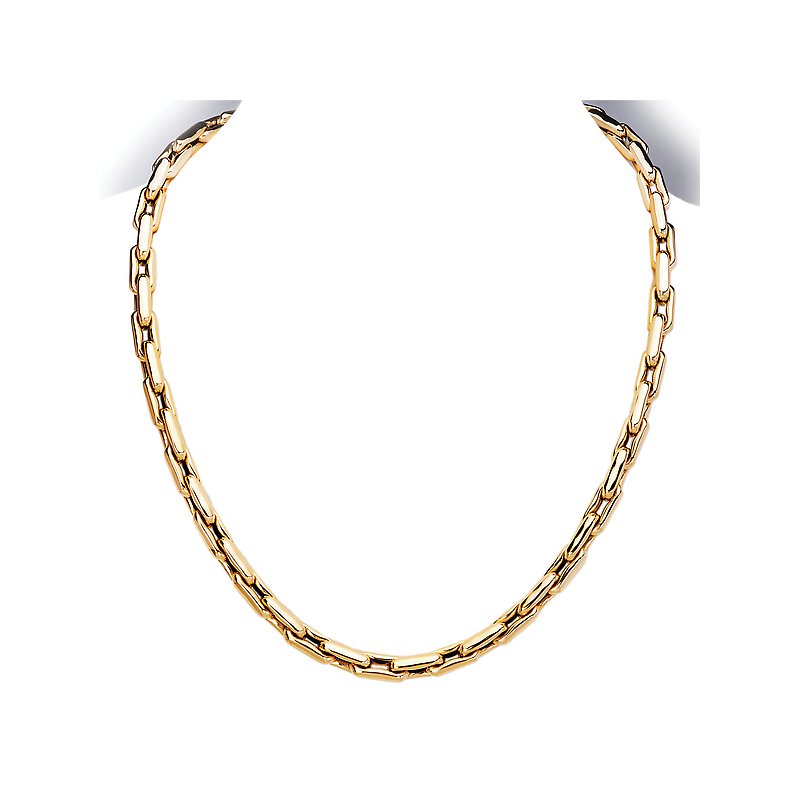 Chic 14K Yellow Gold French Cable Necklace - Luxora Collection