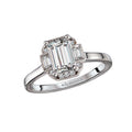 Orbelle Halo Diamond Engagement Ring | 14K White Gold Semi-Mount