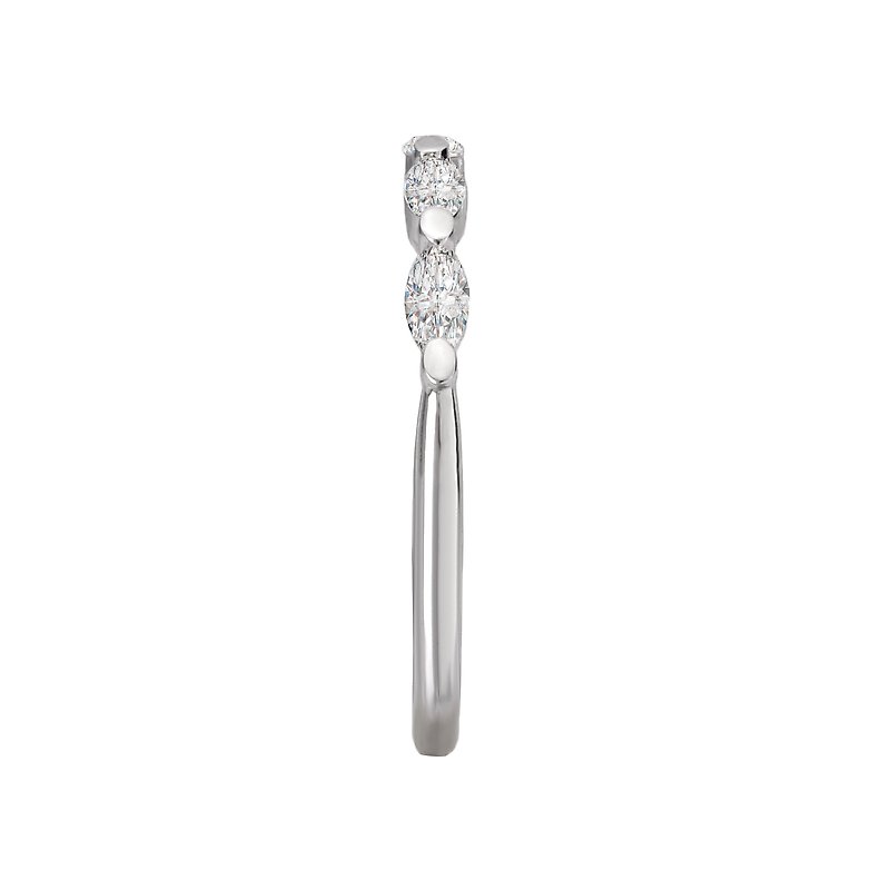 Orbelle Lab Grown Diamond Wedding Band in 14K White Gold