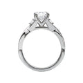 Orbelle 3-Stone Lab Grown Diamond White Gold Engagement Ring