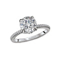 Orbelle Lab Grown Diamond Semi-Mount Engagement Ring in 14K White Gold