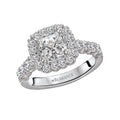Orbelle Halo Semi-Mount Lab Grown Diamond Ring