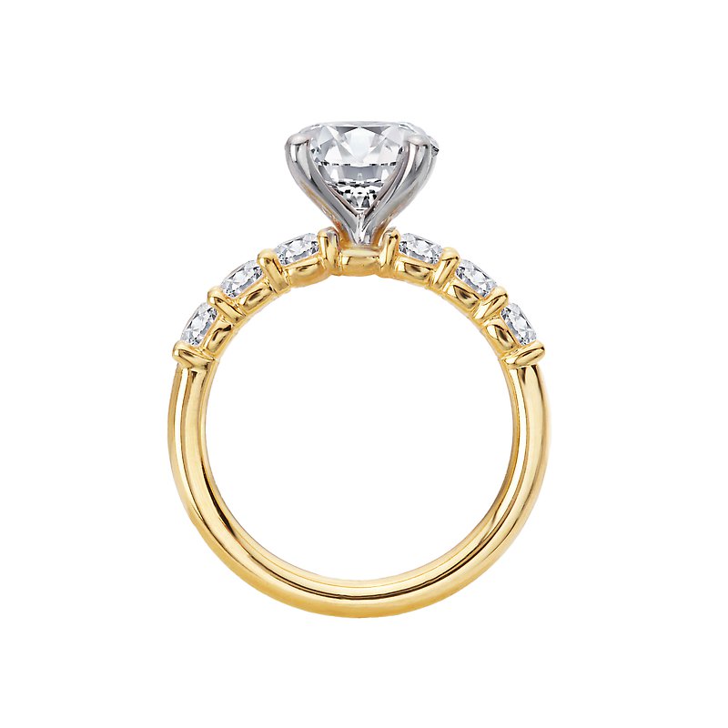 Orbelle 14K Yellow Gold Diamond Engagement Ring Semi-Mount
