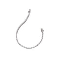 Chic Lab Grown Diamond Bracelet with Round and Pear Shaped Diamonds
