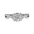 Orbelle 3-Stone Lab Grown Diamond White Gold Engagement Ring