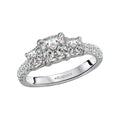 Bandora 14K White Gold Diamond Semi-Mount Ring