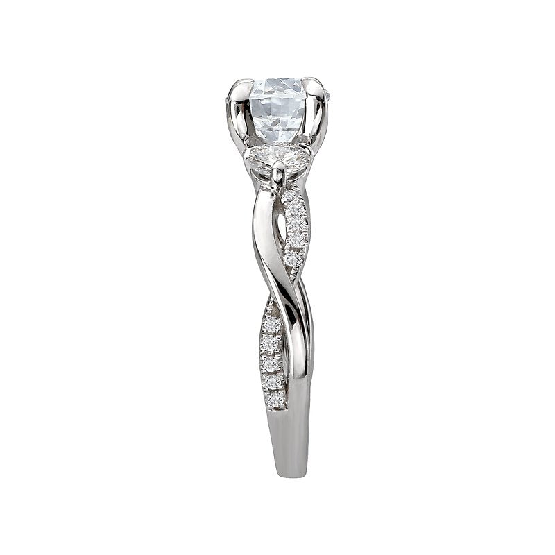 Orbelle Lab Grown Diamond Bandora Semi-Mount Diamond Ring