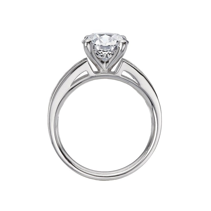 Orbelle Lab Grown Diamond Engagement Ring - Bandora 14K White Gold Semi-Mount
