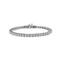 Luxora Ladies 14K White Gold Diamond Tennis Bracelet (5 Carat Total Weight)
