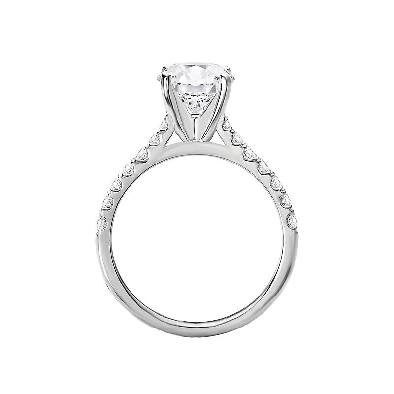 Bandora 14K White Gold Diamond Wedding Ring - Orbelle Collection