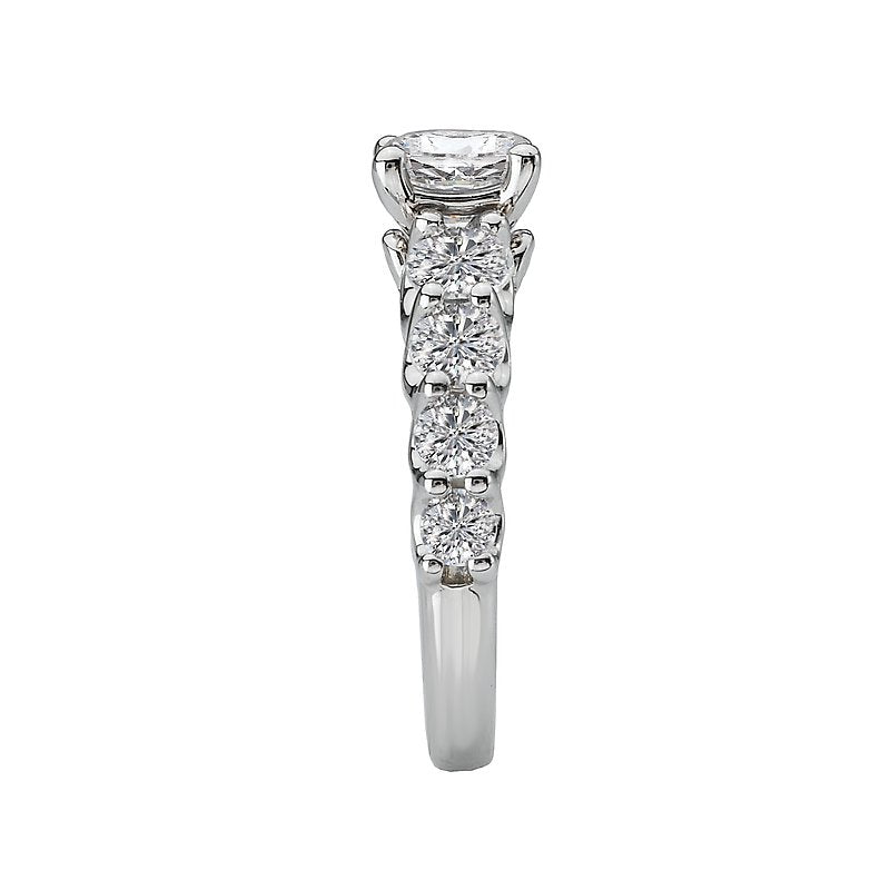Bandora White Gold Semi-Mount Diamond Engagement Ring