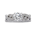 Orbelle White Gold Lab Grown Diamond Semi-Mount Engagement Ring