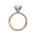 Bandora 14K Yellow Gold Semi-Mount Lab Grown Diamond Engagement Ring