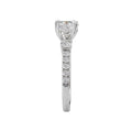 Orbelle 3-Stone Lab Grown Diamond Semi-Mount Ring in 14K White Gold