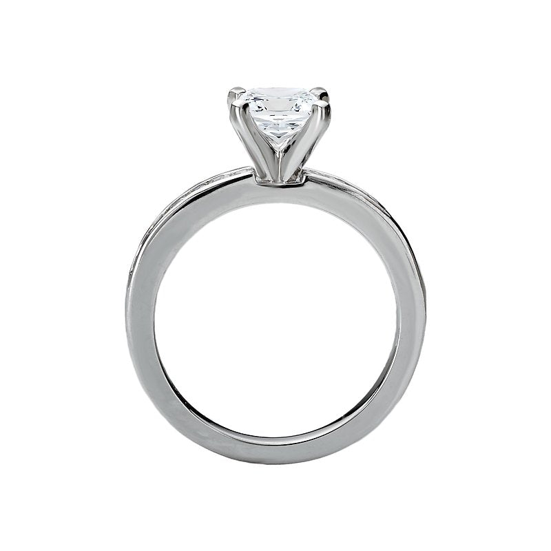 Bandora 14K White Gold Princess Cut Diamond Engagement Ring