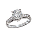 Orbelle Art Deco White Gold Diamond Engagement Ring