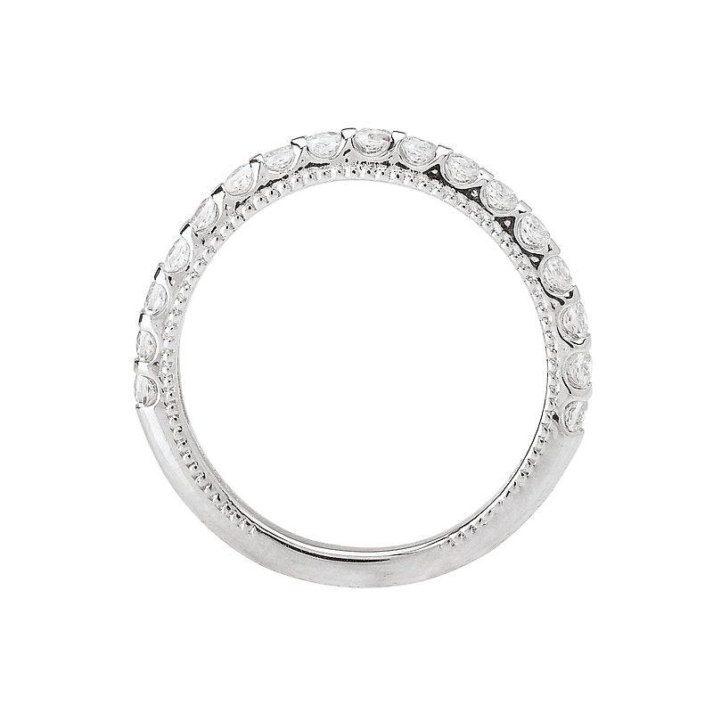 Orbelle Matching Wedding Band in 18K White Gold with 3/8 Carat Total Weight White Diamond