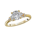 Orbelle Yellow Gold Diamond Semi-Mount Engagement Ring